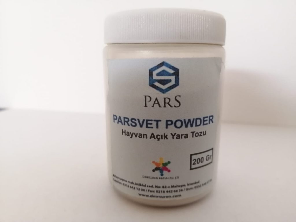 Pars Vet-Powder Hayvan Cilt ve Yara Bakım Tozu